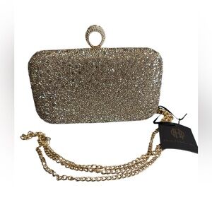 House of Harlow 1960 Glittering Gold Wristlet NWT